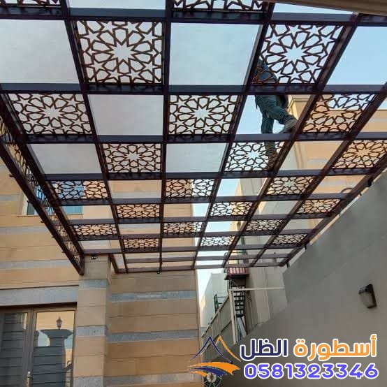 مقاول مظلات تغطية ساحات المدارس من حرارة الشمس في مكة 